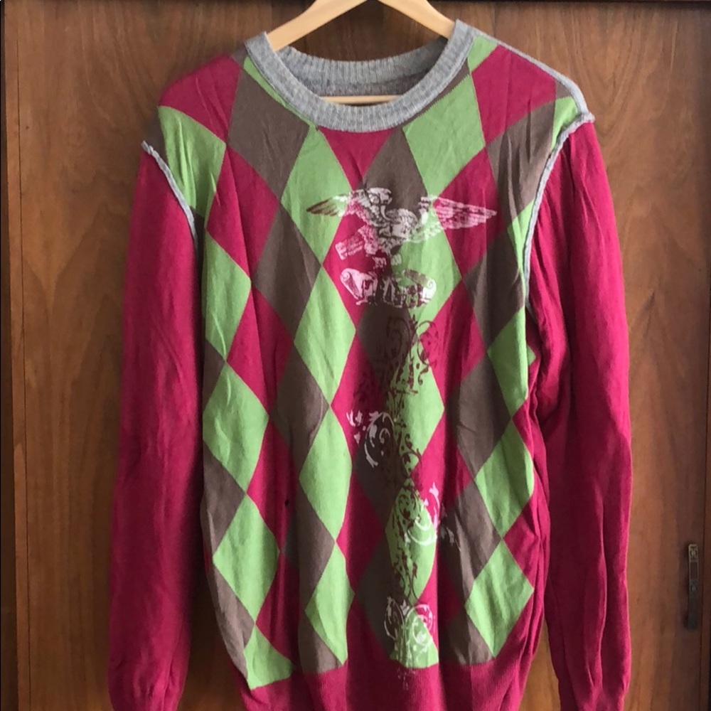 Reversible crew neck sweats made by GAS